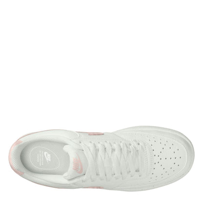 White-Peach Pearl - Lifestyle - Nike Womens-Ladies Vision Low Next Nature Trainers