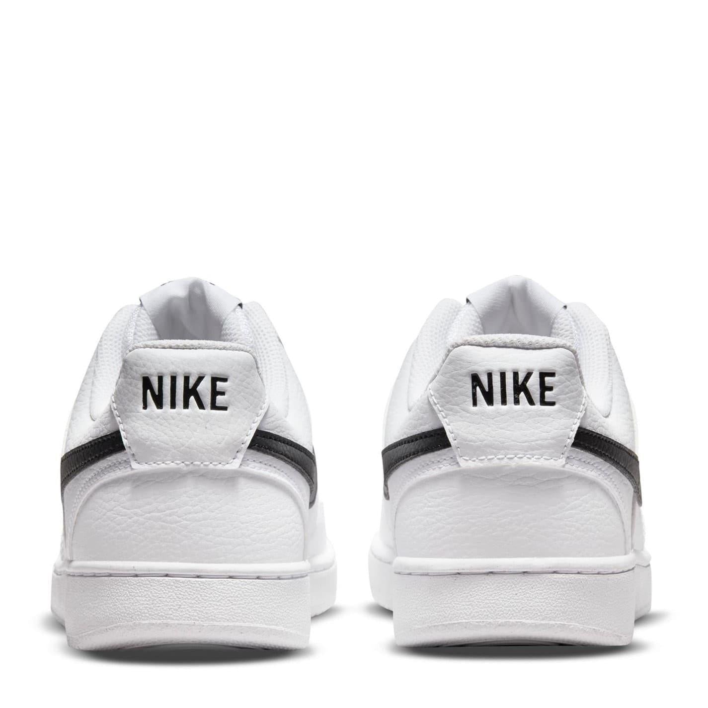 White-Jet Black - Lifestyle - Nike Womens-Ladies Vision Low Next Nature Trainers