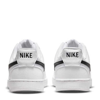 White-Jet Black - Lifestyle - Nike Womens-Ladies Vision Low Next Nature Trainers
