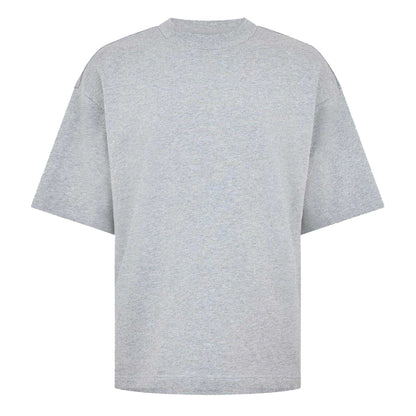 Grey Heather - Front - Calvin Klein Mens Logo Crew Neck T-Shirt