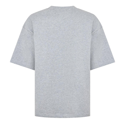 Grey Heather - Back - Calvin Klein Mens Logo Crew Neck T-Shirt