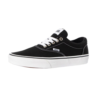 Black-White - Back - Vans Mens Doheny SS19 Logo Canvas Trainers