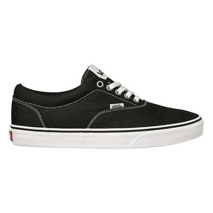 Black-White - Front - Vans Mens Doheny SS19 Logo Canvas Trainers