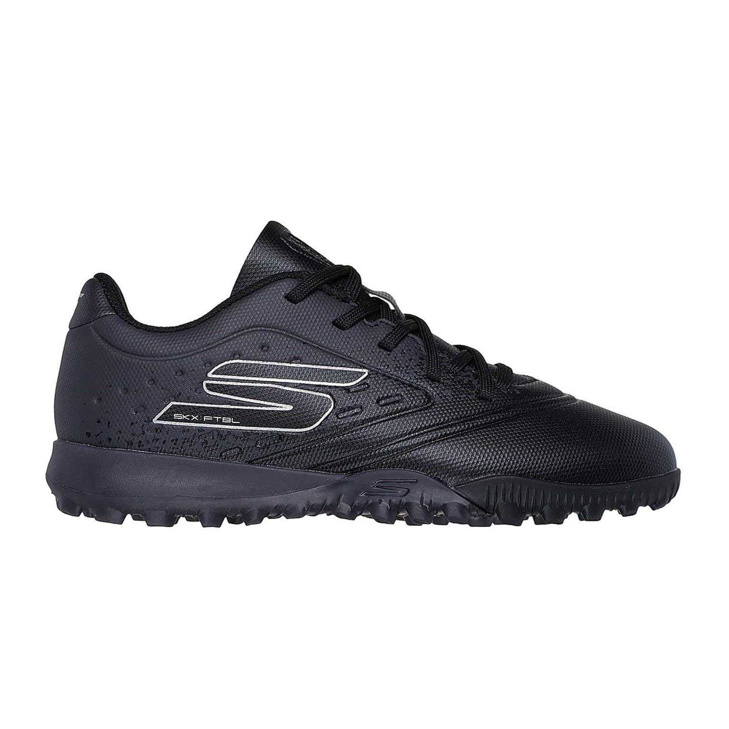 Black - Front - Skechers Childrens-Kids Razor 1.5 Graphic Print Flat Astro Turf Trainers