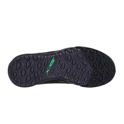 Black - Lifestyle - Skechers Childrens-Kids Razor 1.5 Graphic Print Flat Astro Turf Trainers