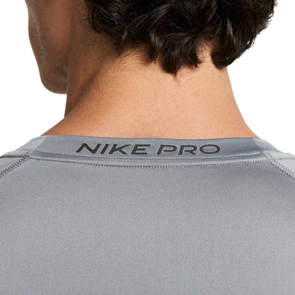 Grey - Lifestyle - Nike Mens Pro Core Long-Sleeved T-Shirt