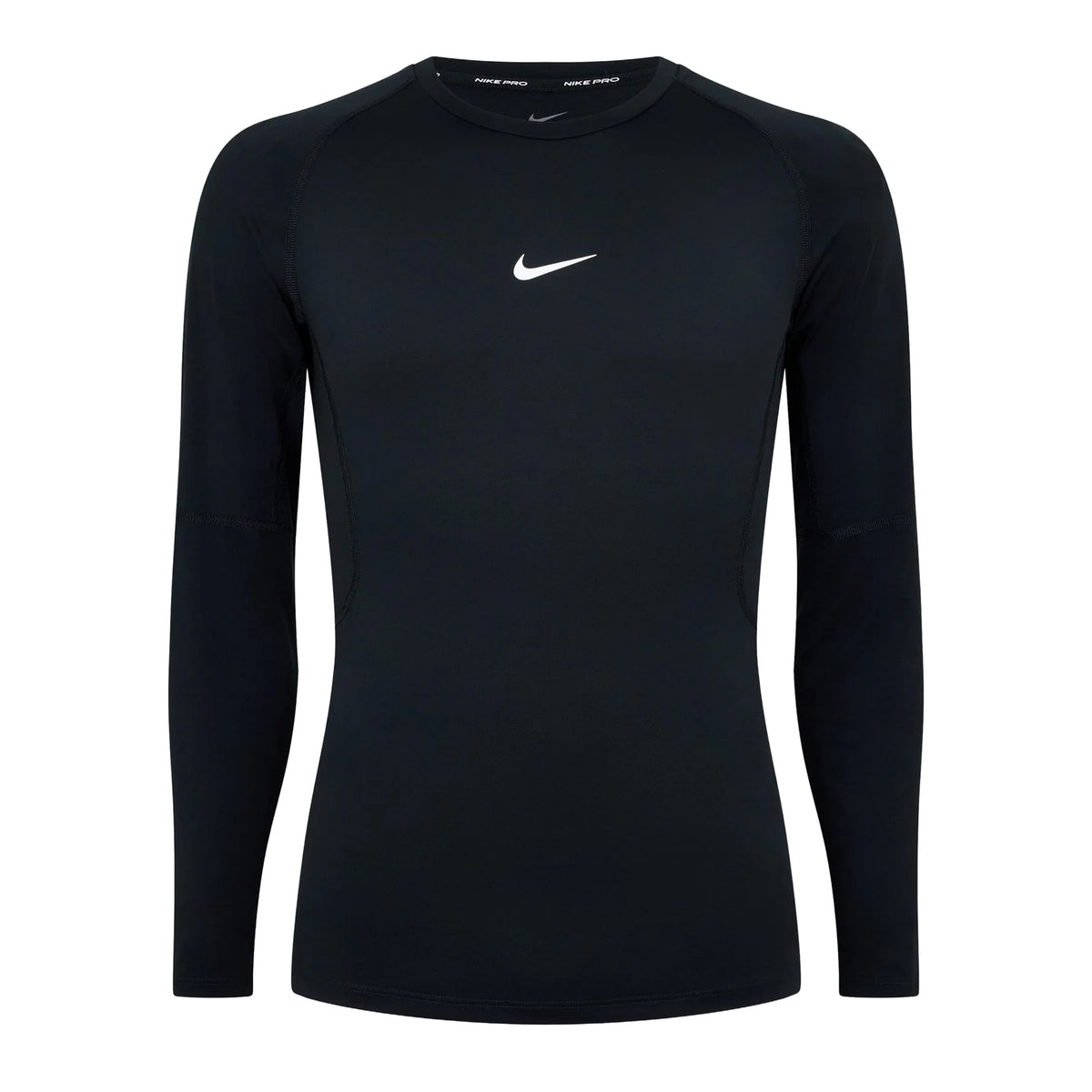 Black - Front - Nike Mens Pro Core Long-Sleeved T-Shirt