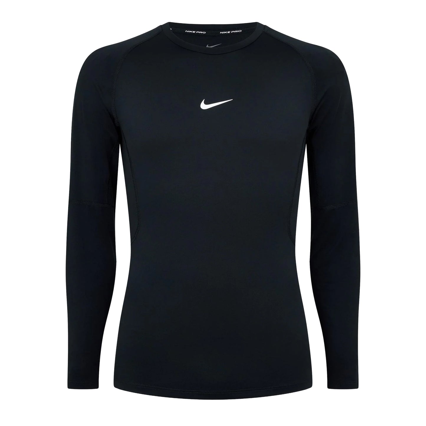 Black - Front - Nike Mens Pro Core Long-Sleeved T-Shirt