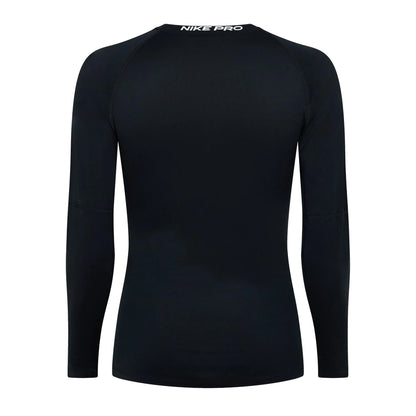 Black - Back - Nike Mens Pro Core Long-Sleeved T-Shirt