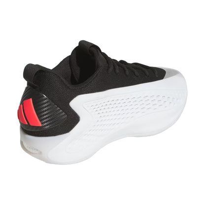 White-Black-Red - Back - Adidas Childrens-Kids Anthony Edwards Basketball Shoes