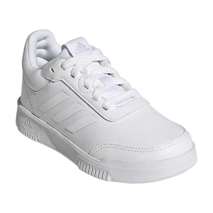 White - Lifestyle - Adidas Boys Tensaur 3 Leather Trainers