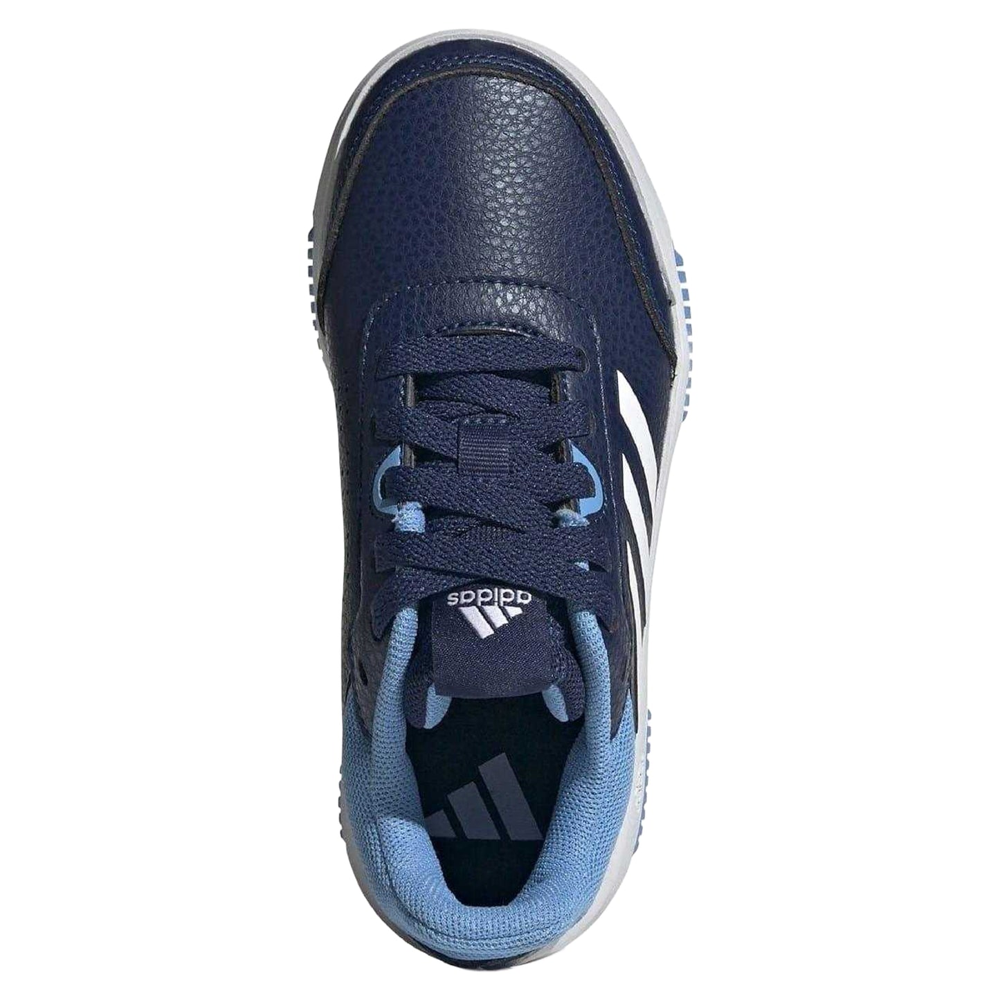 Navy-White - Lifestyle - Adidas Boys Tensaur 3 Leather Trainers