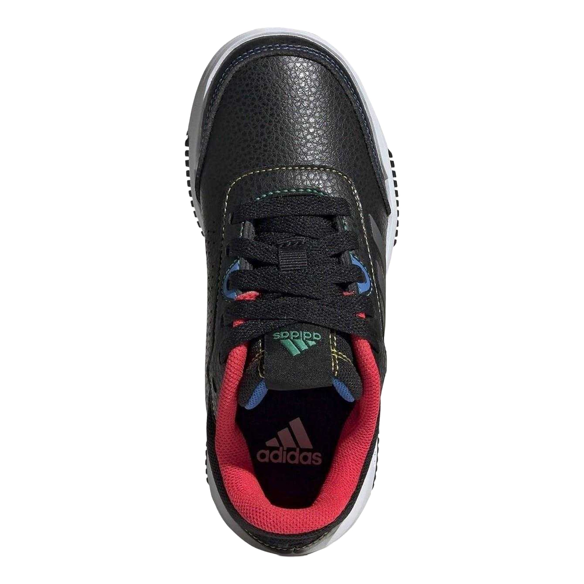 Black-Red - Lifestyle - Adidas Boys Tensaur 3 Leather Trainers
