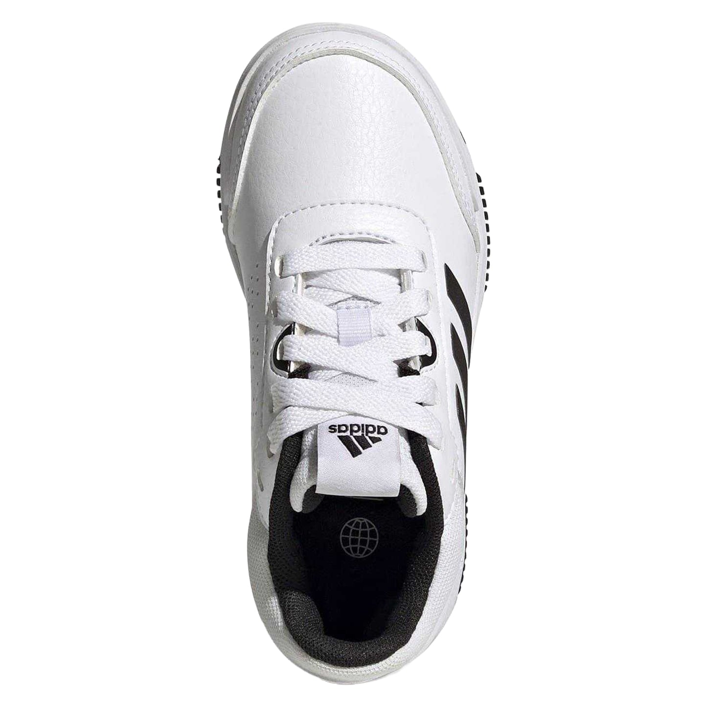 White-Black - Lifestyle - Adidas Boys Tensaur 3 Leather Trainers
