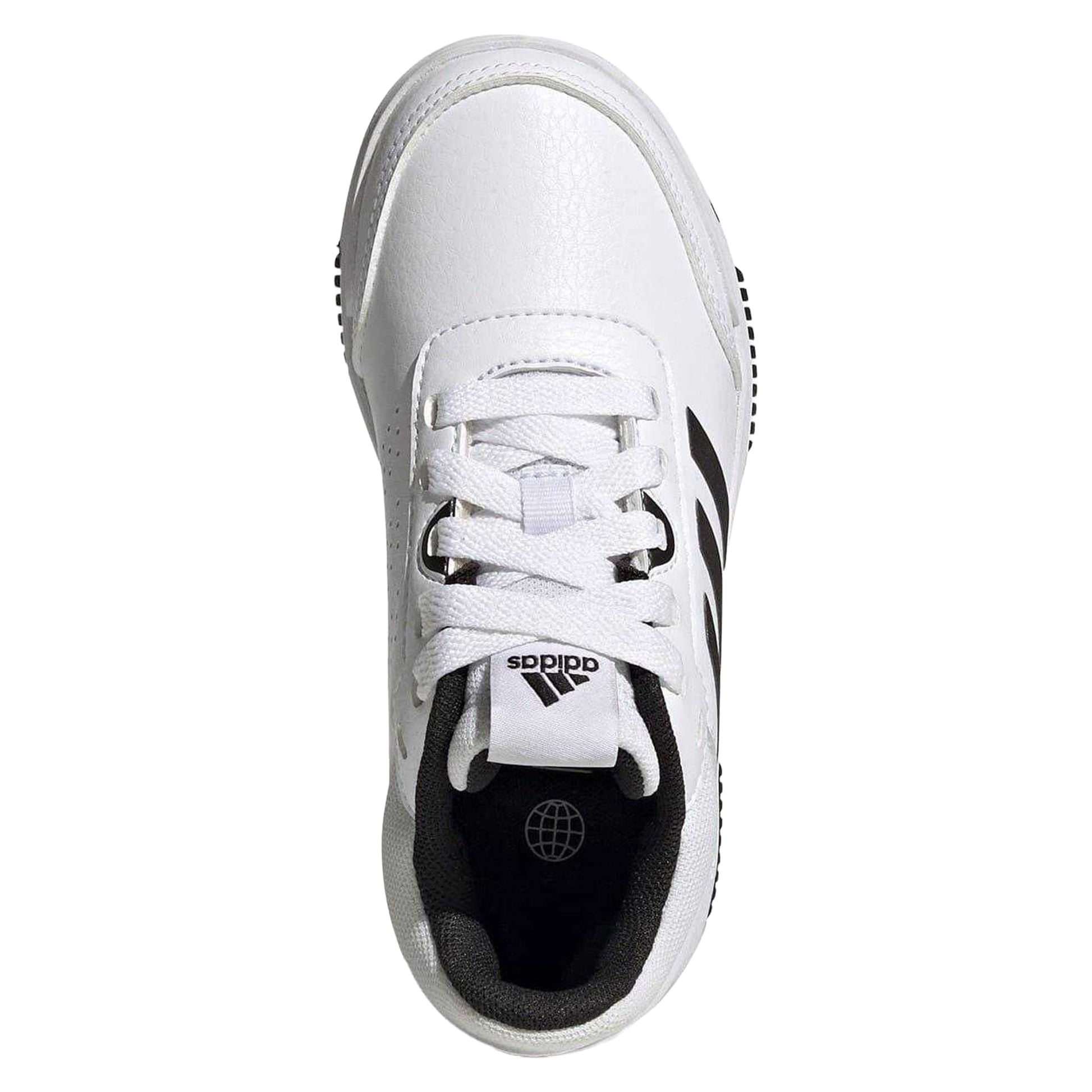 White-Black - Lifestyle - Adidas Boys Tensaur 3 Leather Trainers