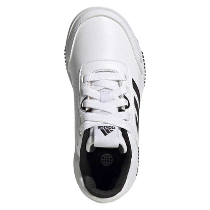 White-Black - Lifestyle - Adidas Boys Tensaur 3 Leather Trainers