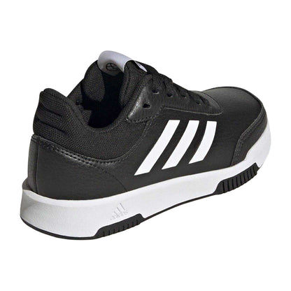 Black-White - Back - Adidas Boys Tensaur 3 Leather Trainers