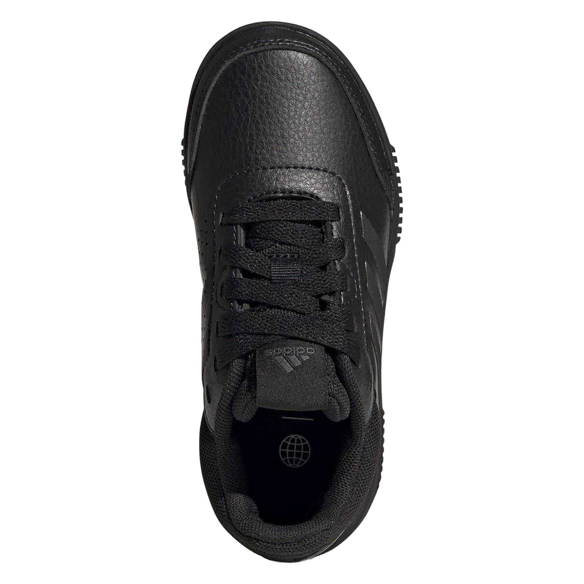 Triple Black - Lifestyle - Adidas Boys Tensaur 3 Leather Trainers