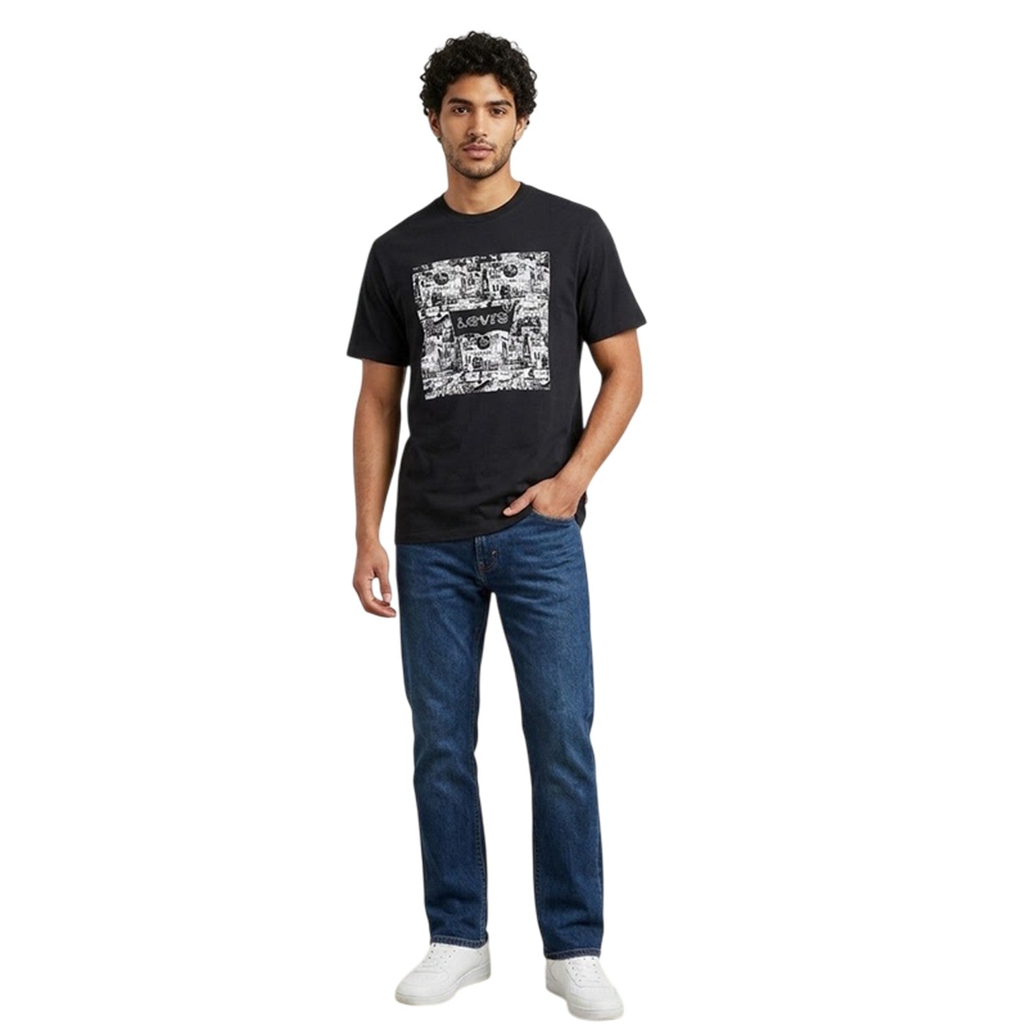 Black - Lifestyle - Levis Mens Comic T-Shirt