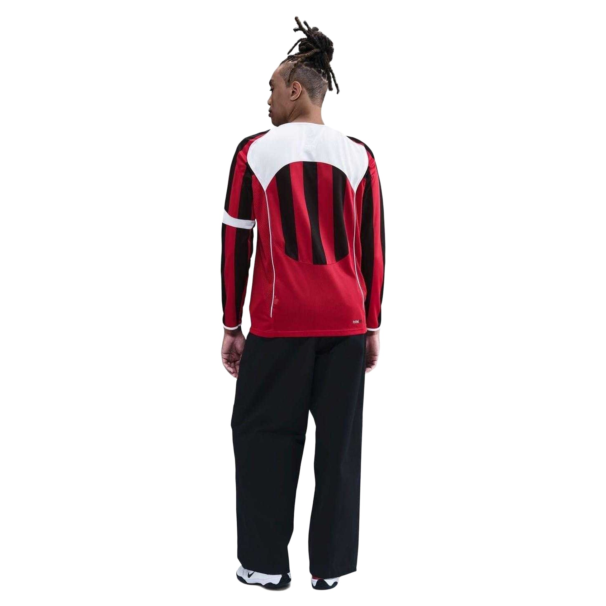 Red-White - Pack Shot - Nike Mens T90 Striped Football Jersey