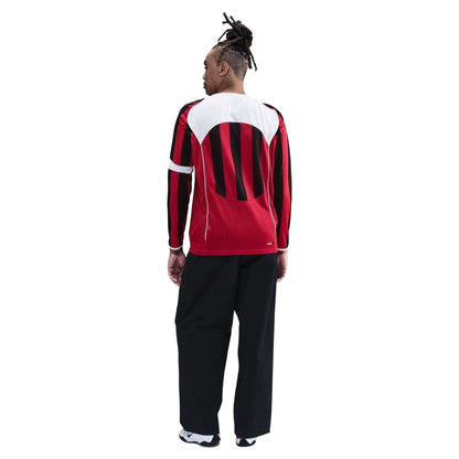 Red-White - Pack Shot - Nike Mens T90 Striped Football Jersey