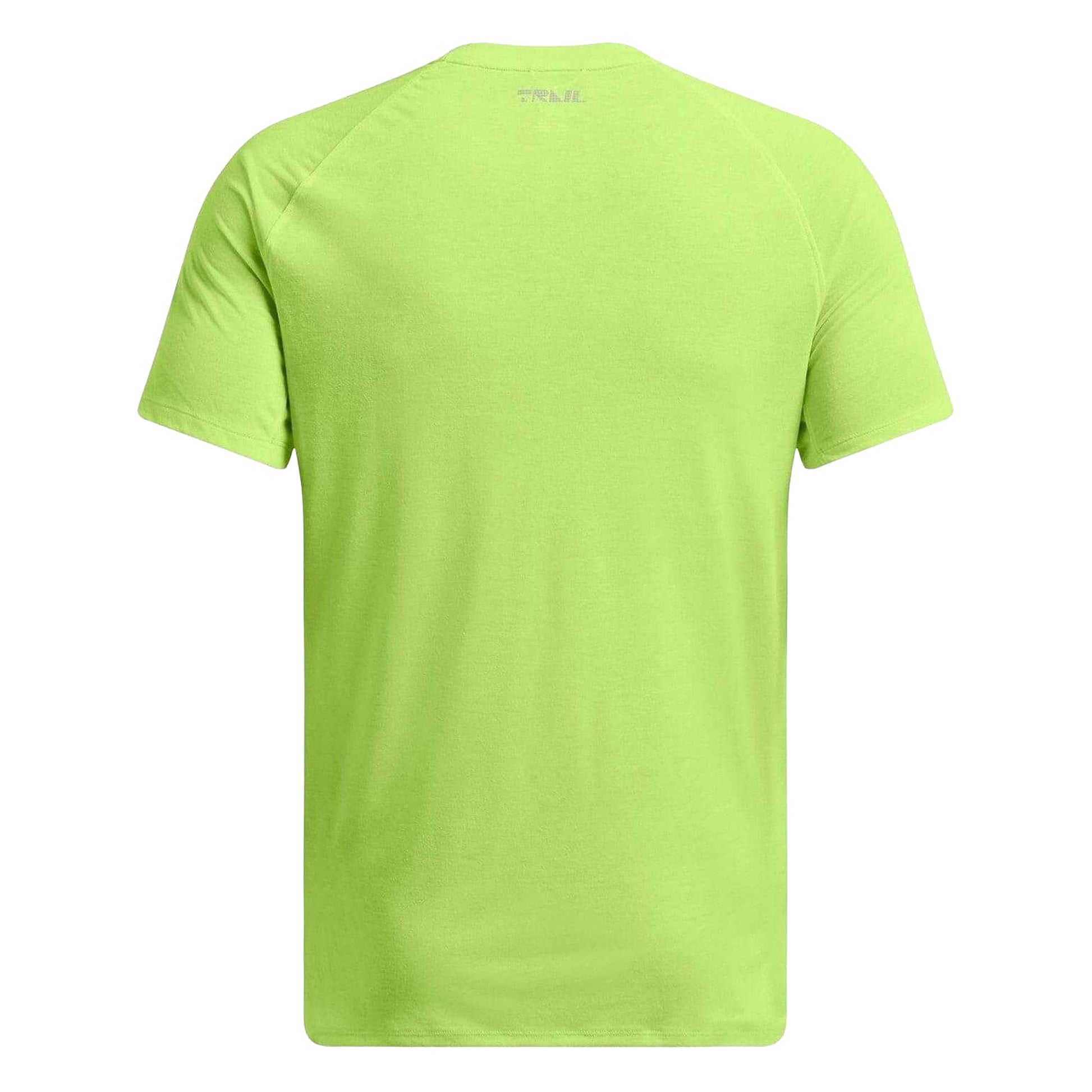 Green - Back - Under Armour Mens Launch Trail Run Raglan T-Shirt