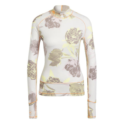 Grey - Front - Adidas Womens-Ladies Stella McCartney Floral T-Shirt