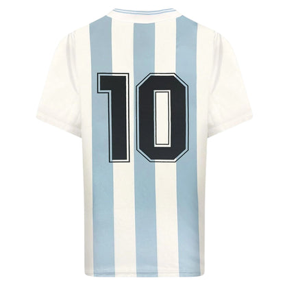 Blue-White - Back - Score Draw Mens Argentina Jersey