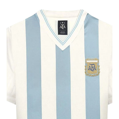 Blue-White - Side - Score Draw Mens Argentina Jersey