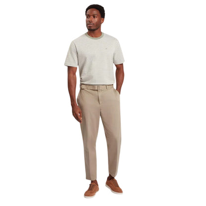 Mid Green - Pack Shot - Ted Baker Mens Striped T-Shirt