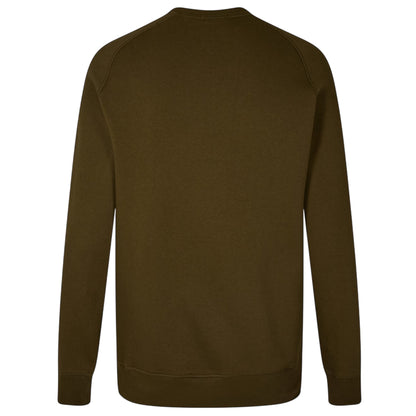 Olive - Back - Timberland Mens Exeter Crew Neck Regular Sweatshirt