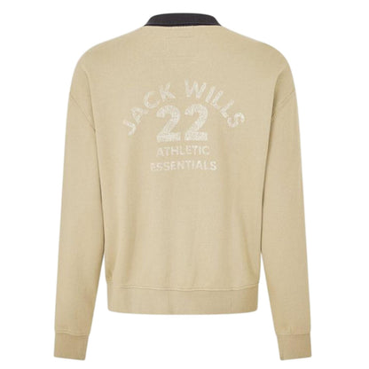 Willow - Back - Jack Wills Mens Collared Regular Sweatshirt
