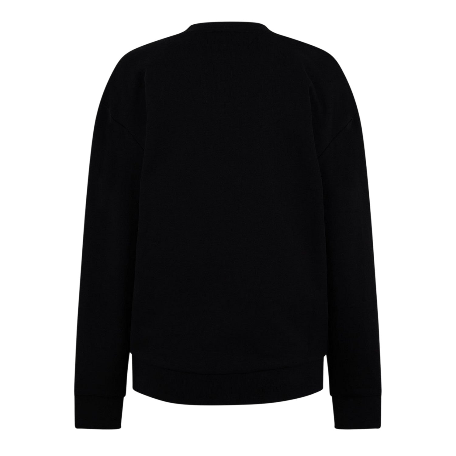 Black - Back - Hugo Womens-Ladies Rhinestone Logo Regular Sweatshirt