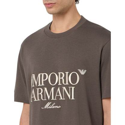 Kambaba - Lifestyle - Emporio Armani EA7 Mens Milano Crew Neck T-Shirt