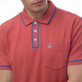 Red - Side - Original Penguin Mens Earl Pique Polo Shirt