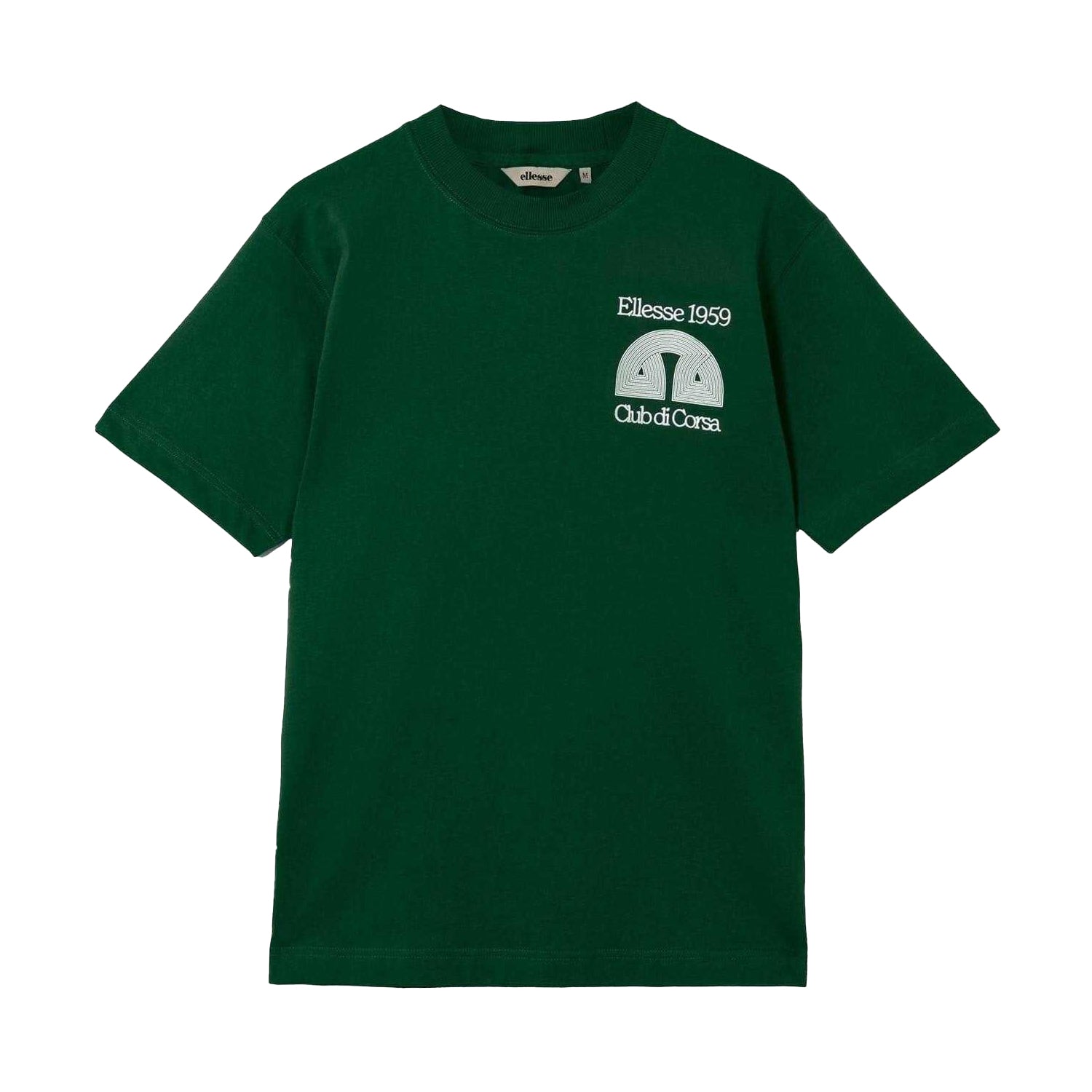 Dark Green - Front - Ellesse Mens Club Di Corsa T-Shirt