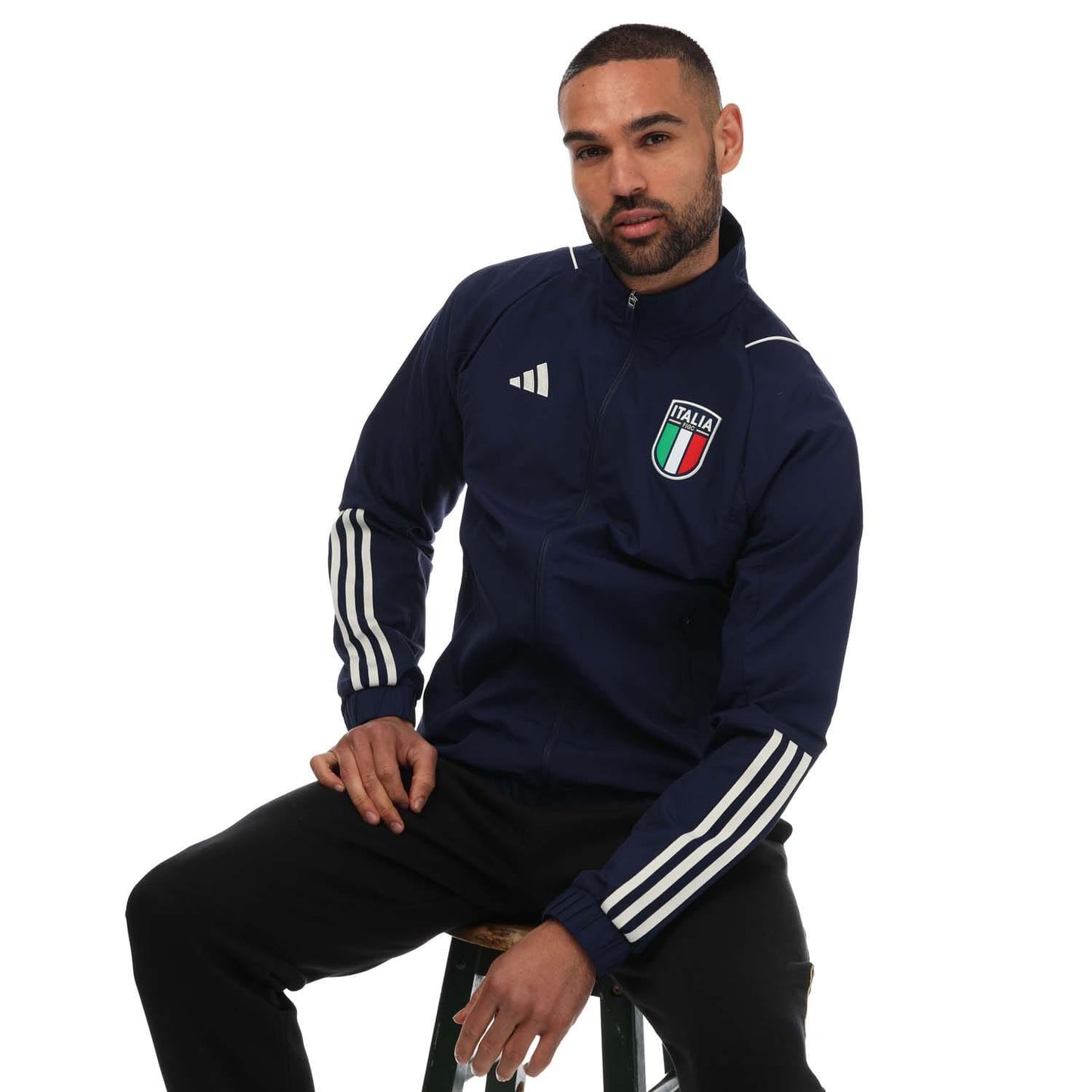 Blue - Lifestyle - Adidas Mens Tiro 23 Italy Presentation Track Top