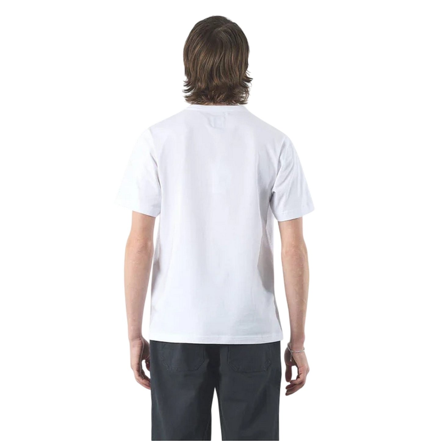 White - Back - Pretty Green Mens Tour Logo T-Shirt