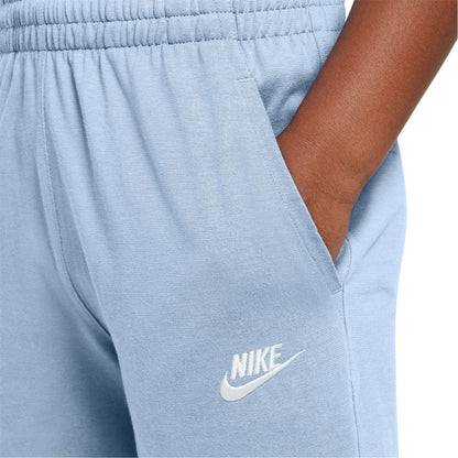 Hydro Blue - Side - Nike Boys Logo Jersey Shorts