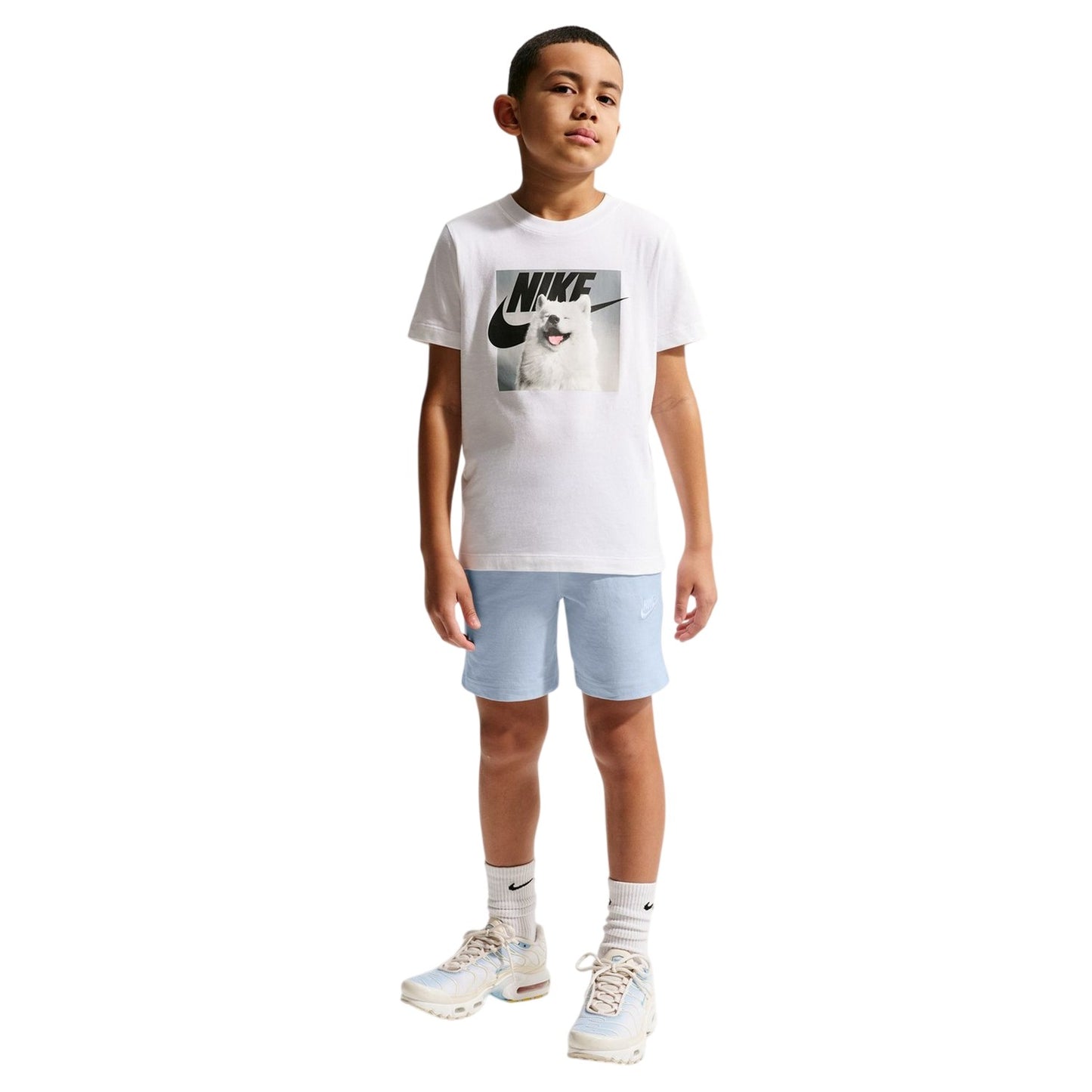 Hydro Blue - Lifestyle - Nike Boys Logo Jersey Shorts