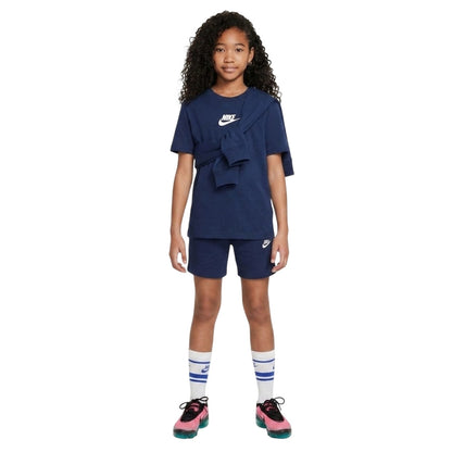 Midnight Navy - Lifestyle - Nike Boys Logo Jersey Shorts
