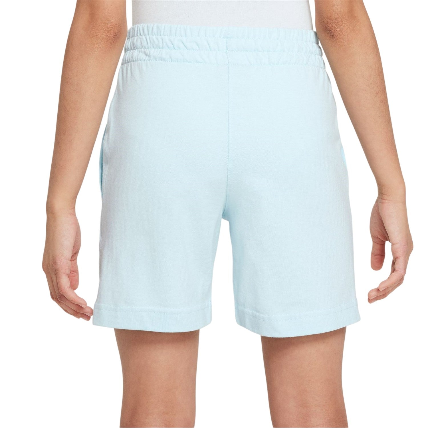Glacier Blue - Back - Nike Boys Logo Jersey Shorts