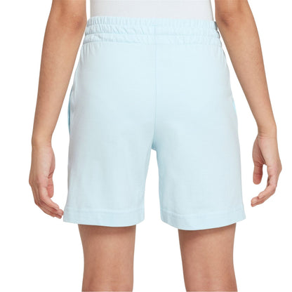 Glacier Blue - Back - Nike Boys Logo Jersey Shorts