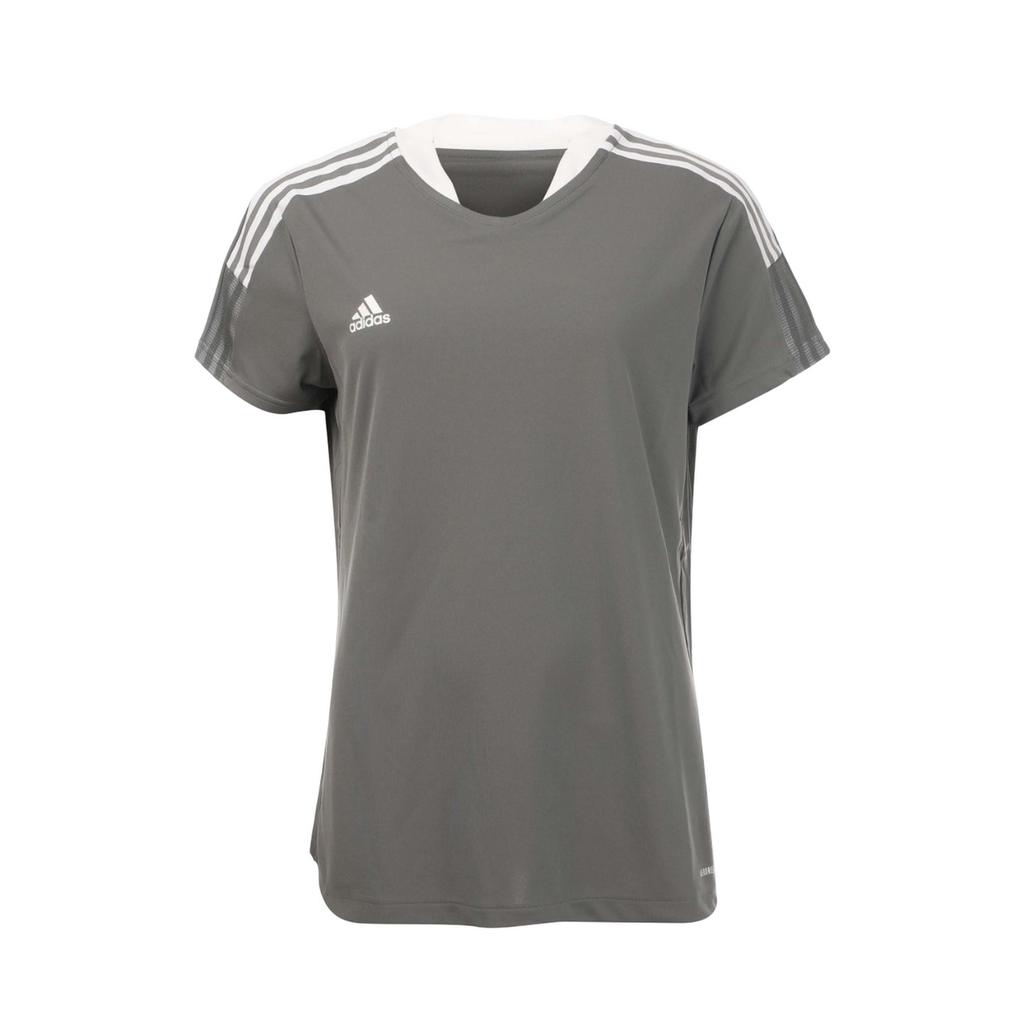 Grey - Front - Adidas Womens-Ladies Tiro 21 Training Jersey