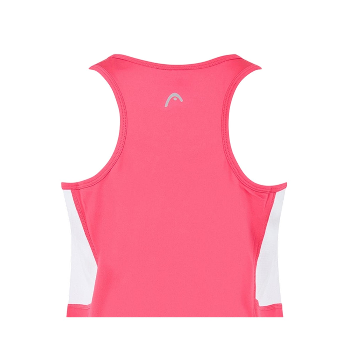 Pink - Side - Head Womens-Ladies Scoop Neck Slim Tank Top
