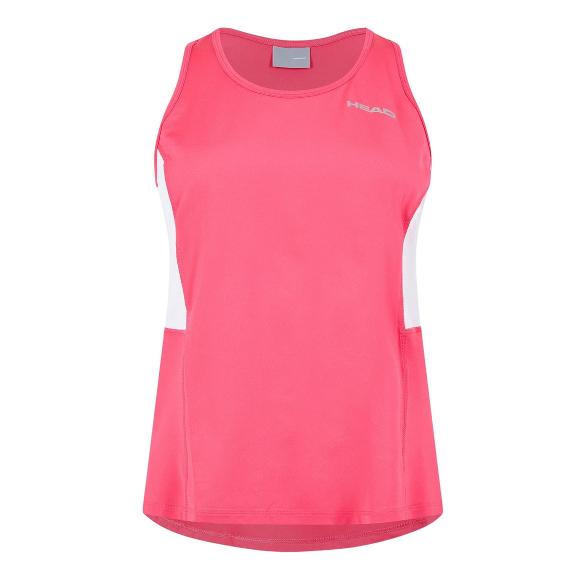 Pink - Front - Head Womens-Ladies Scoop Neck Slim Tank Top