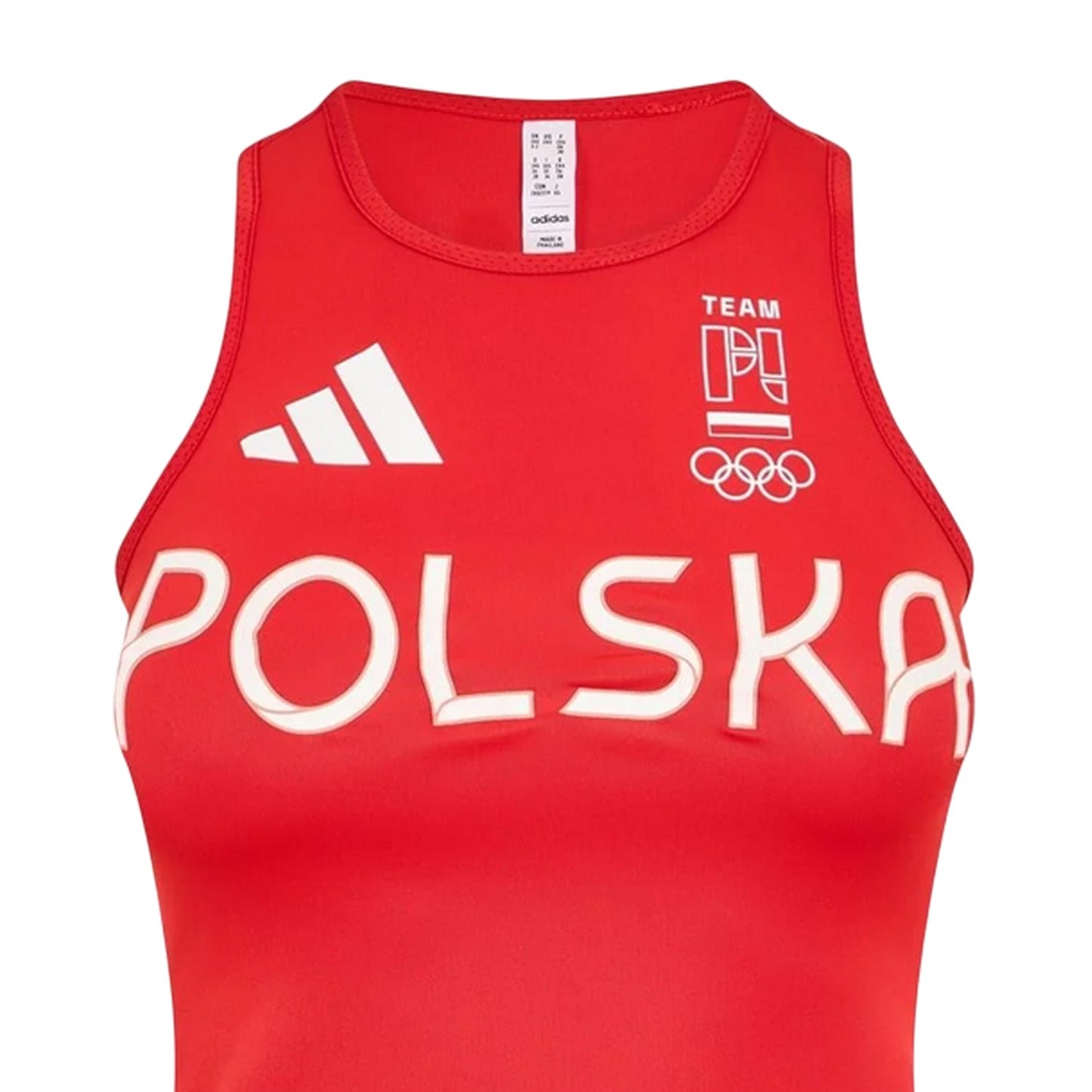 Better Scarlet - Side - Adidas Womens-Ladies Poland Olympic Team Slim Tank Top