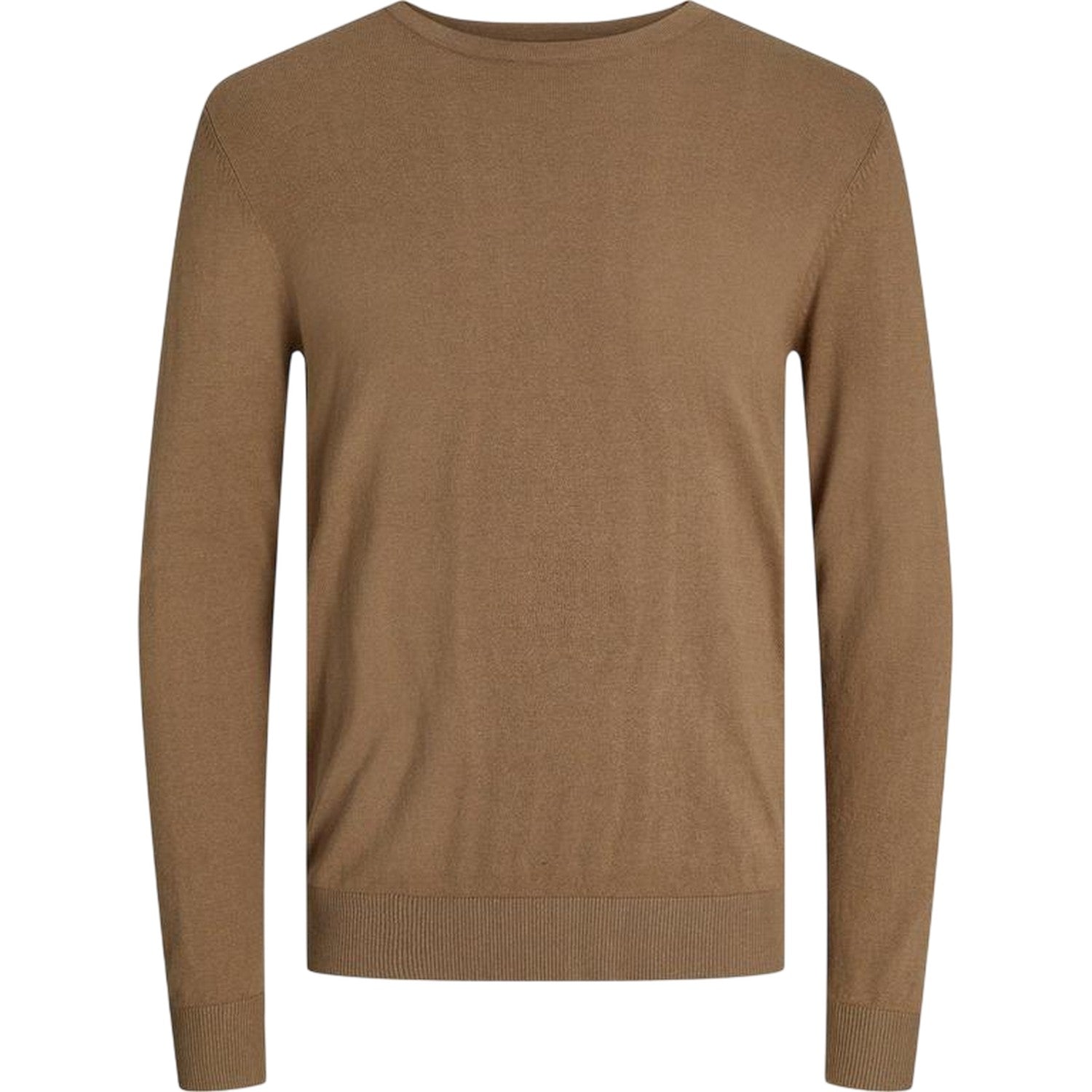 Otter - Front - Jack And Jones Mens Essential Crew Neck Regular Jumper