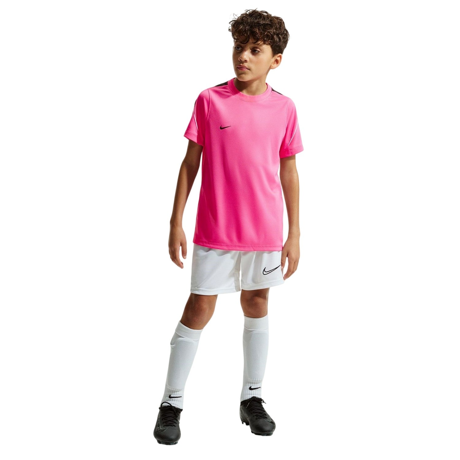 Pink-Black - Lifestyle - Nike Childrens-Kids Strike Dri-FIT Football T-Shirt