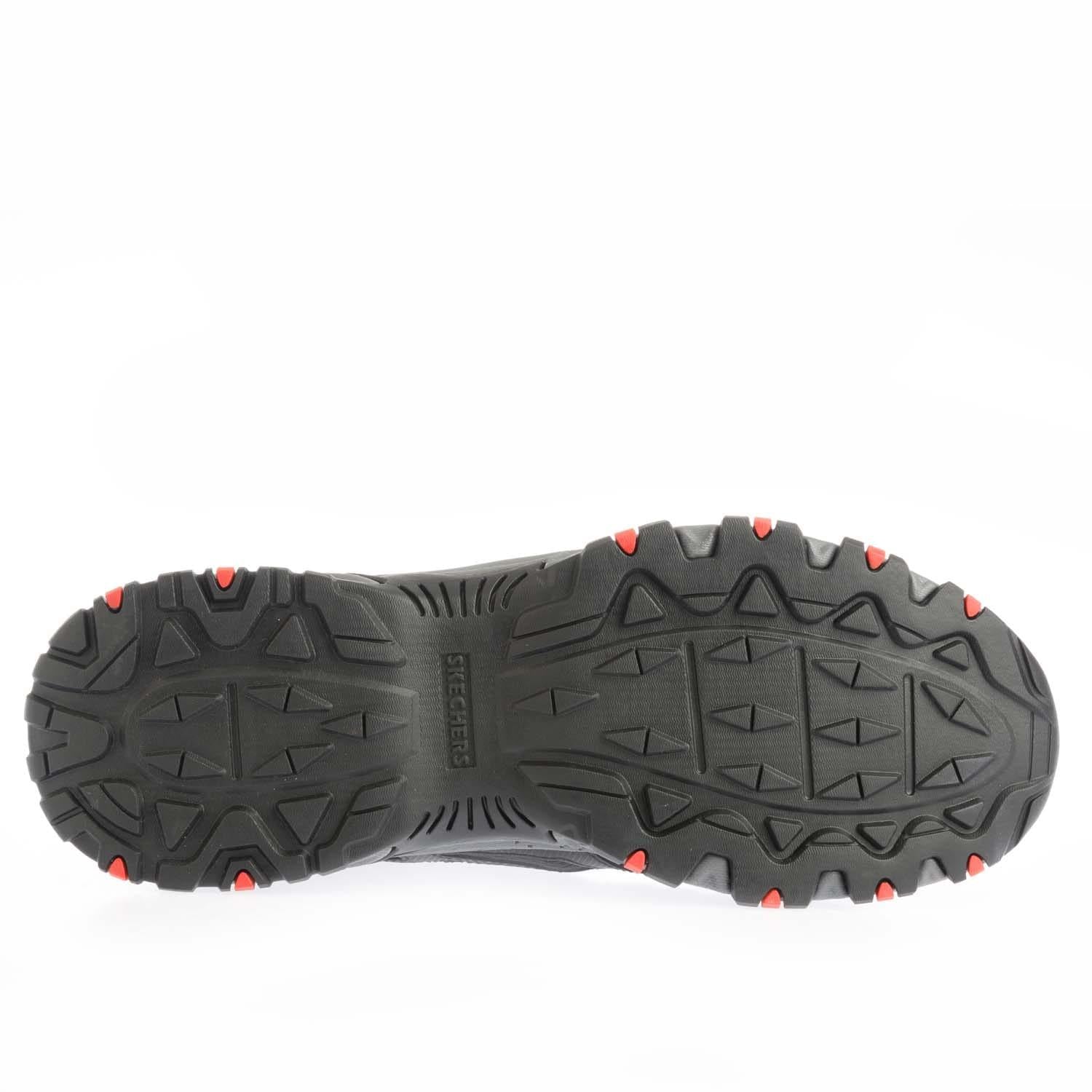 Black - Lifestyle - Skechers Mens Hillcrest - Vast Adventure Trail Leather Trainers
